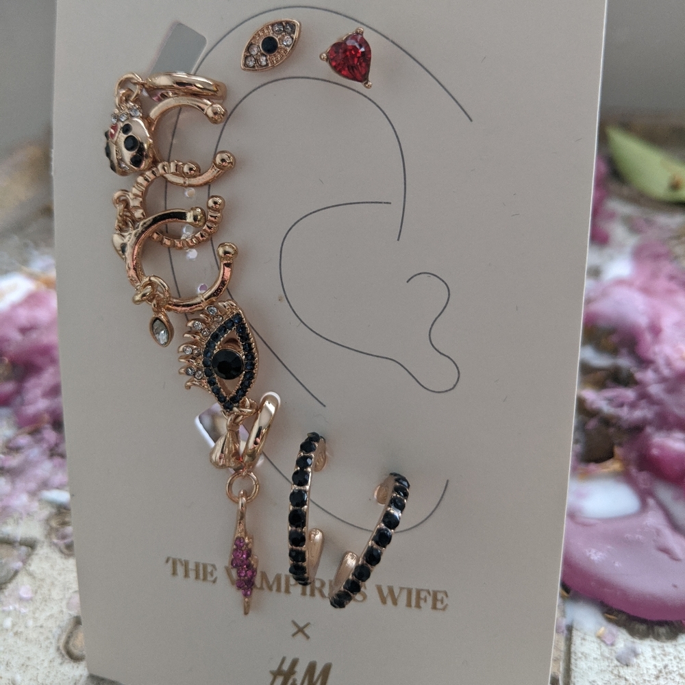The Vampire’s Wife x H&M earrings and ear cuffs